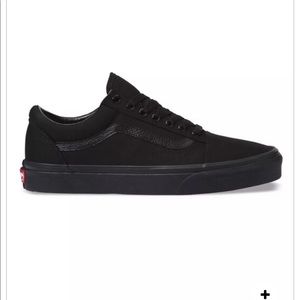 Vans old school black & black shoes